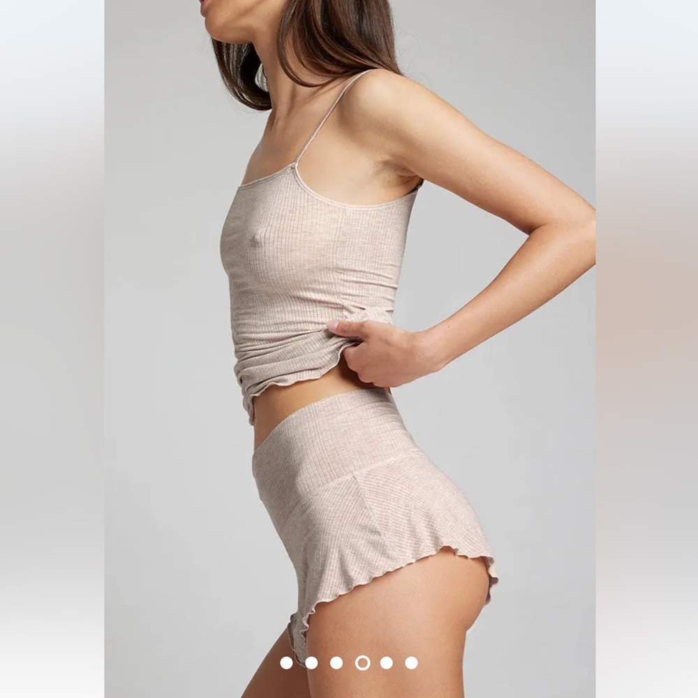 Negative Underwear Whipped Cami and Mini Short in Sand